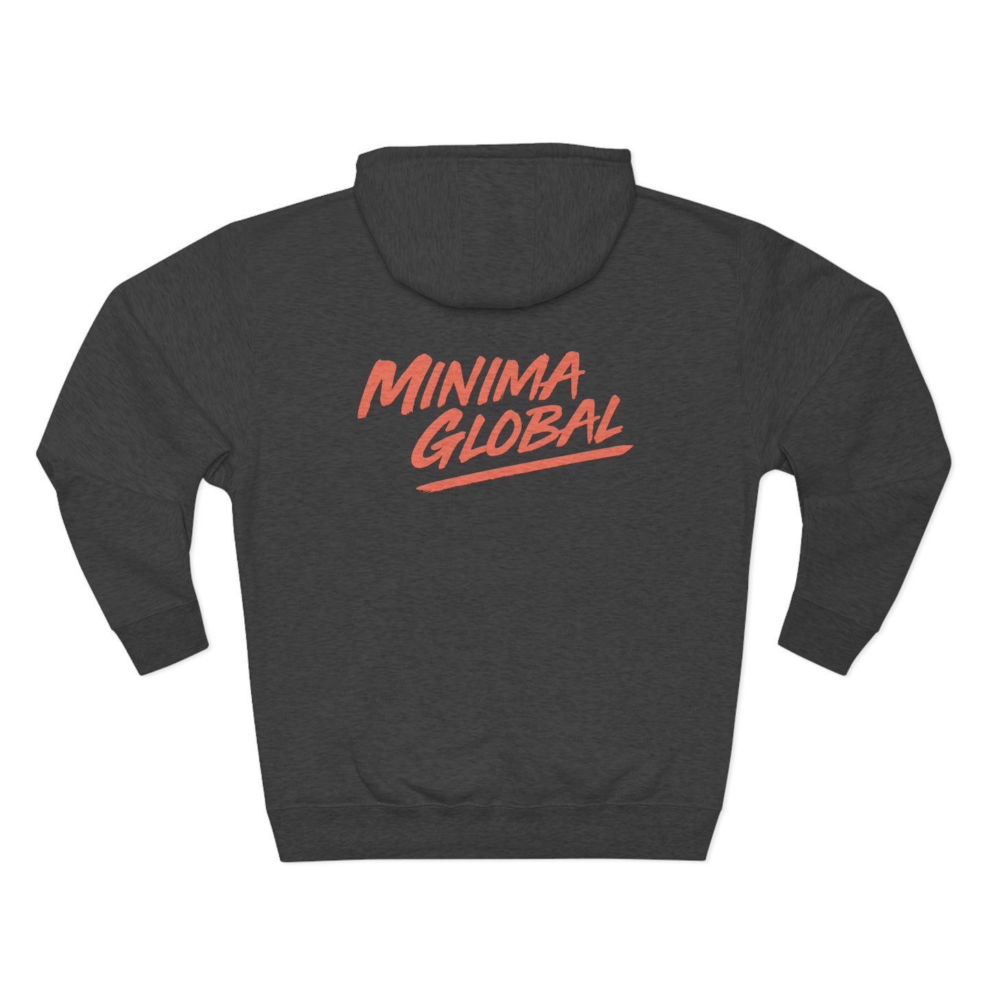Minima Global Brush Unisex Hoodie - Black