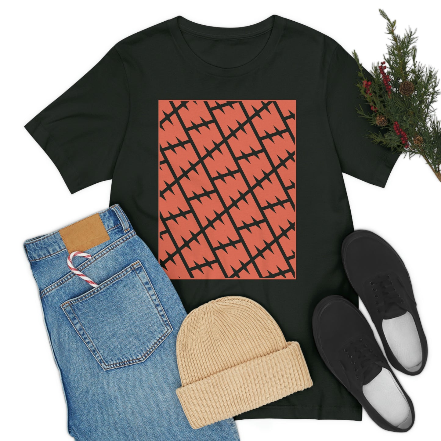 Minima Logo Repeat Pattern Tee