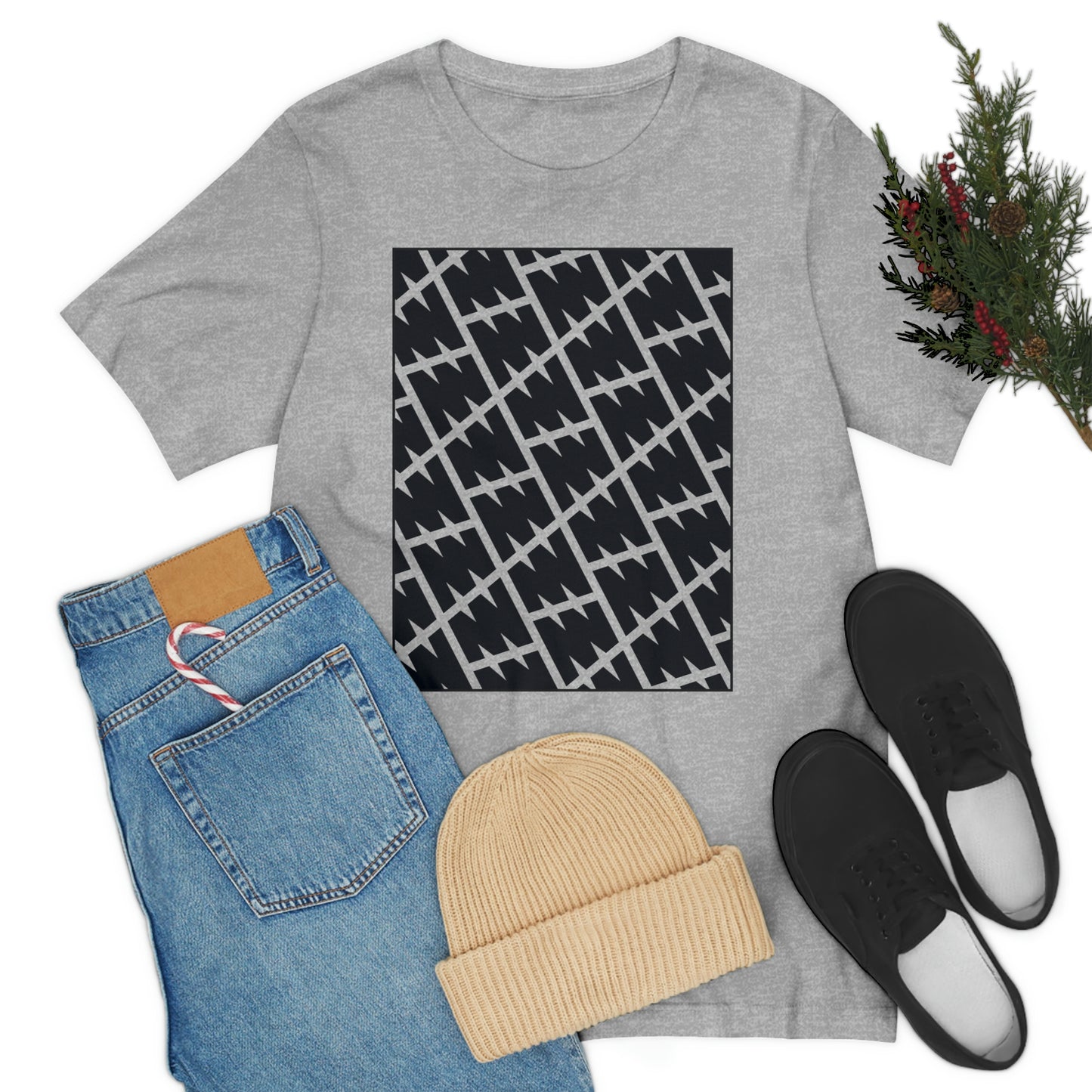 Minima Logo Repeat Pattern Tee