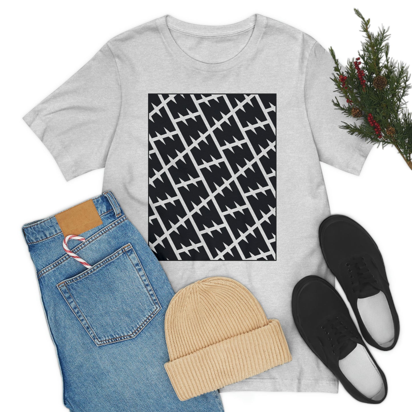 Minima Logo Repeat Pattern Tee