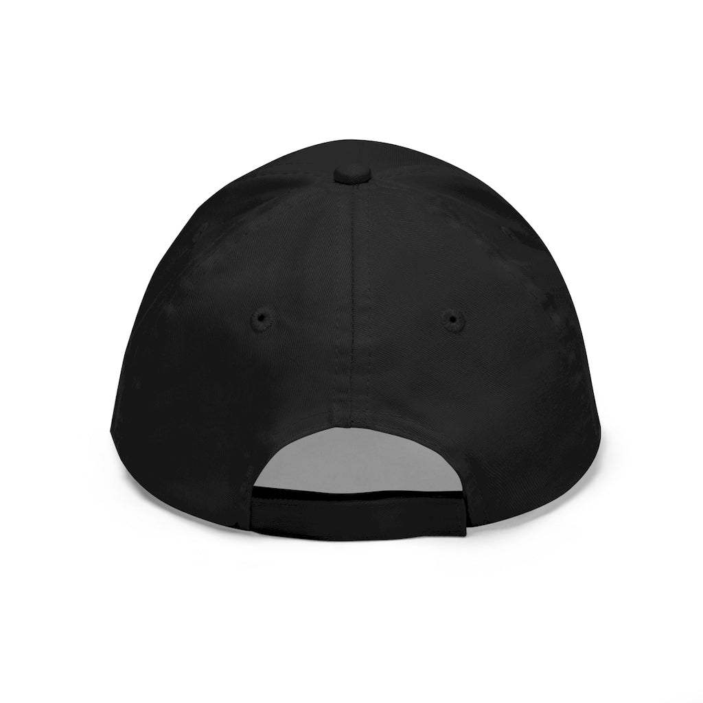 Minima Global Badge Unisex 6-panel Cap - Black/Orange