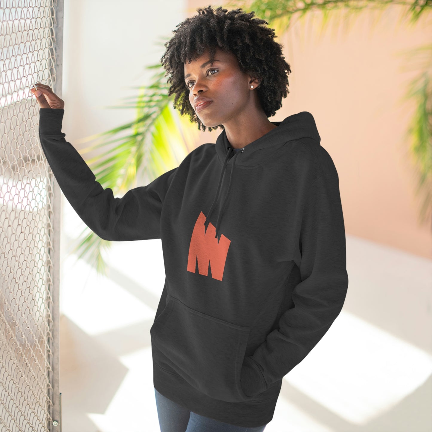 Minima Global Brush Unisex Hoodie - Black
