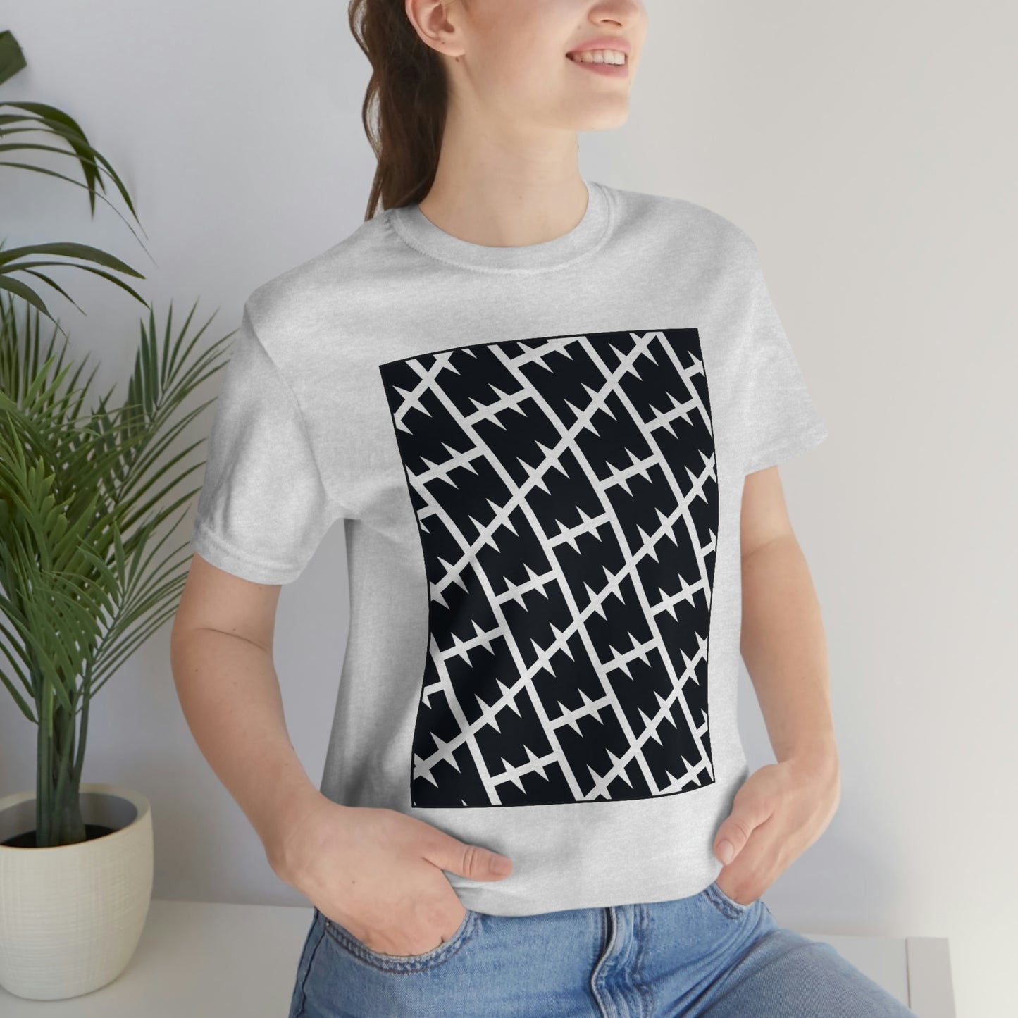 Minima Logo Repeat Pattern Tee