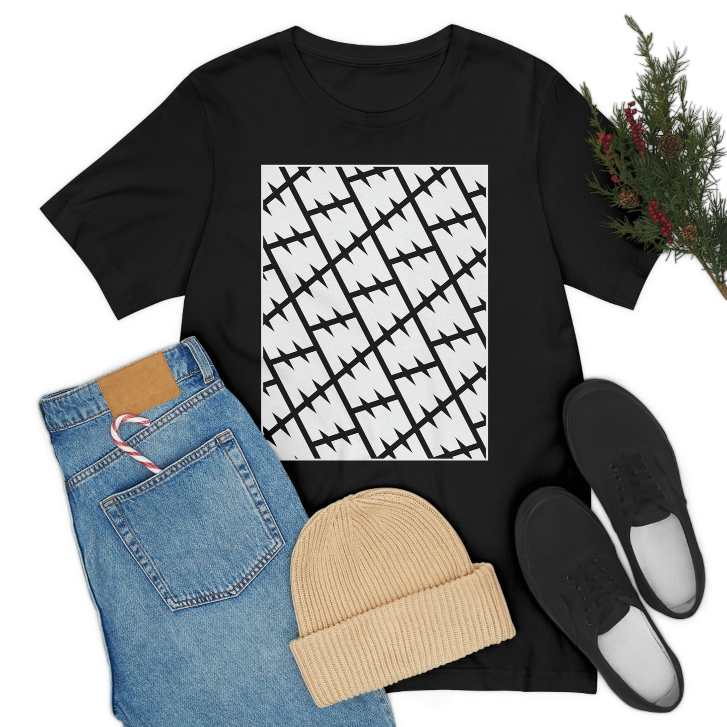 Minima Logo Repeat Pattern Tee