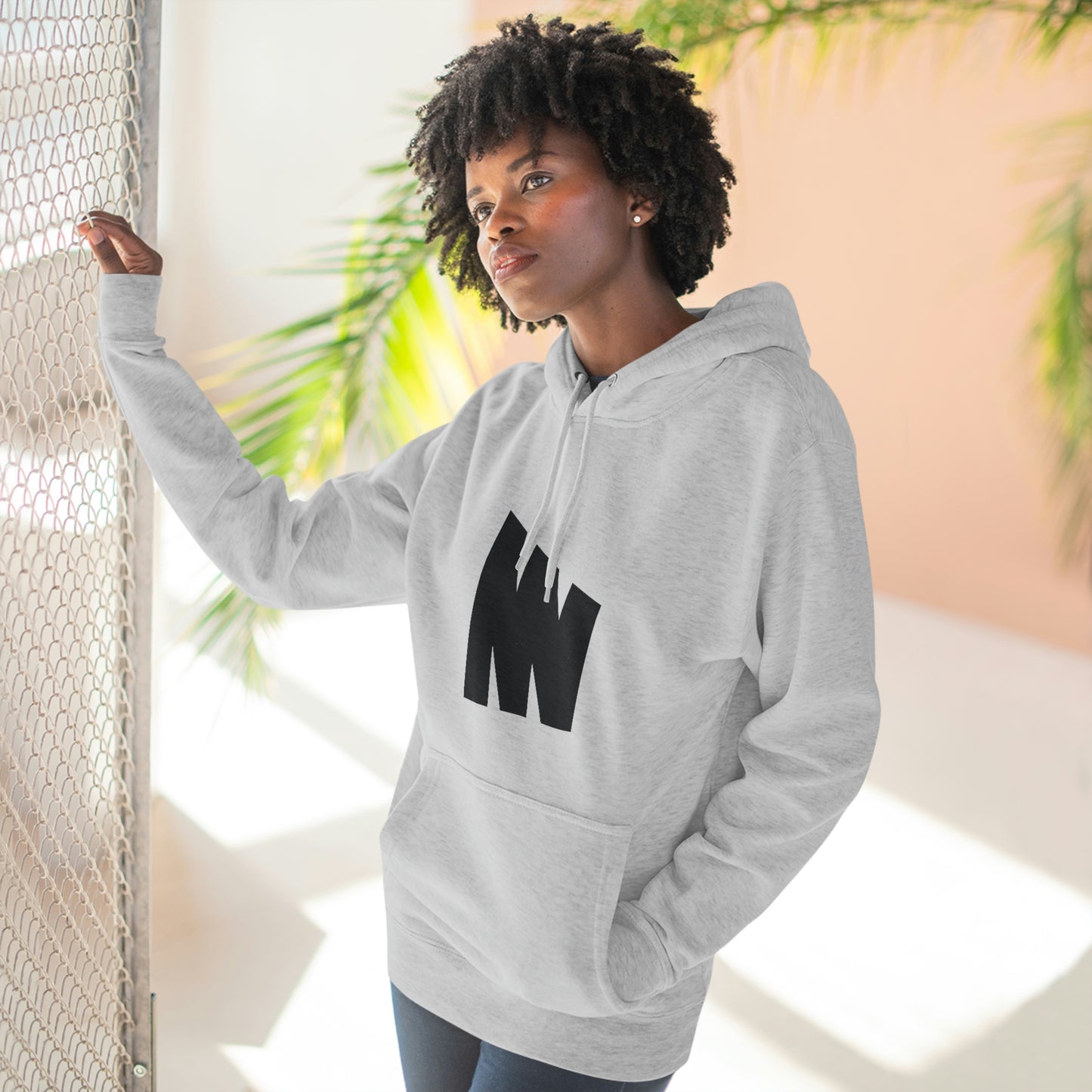 Minima Global Brush Unisex Hoodie - Grey
