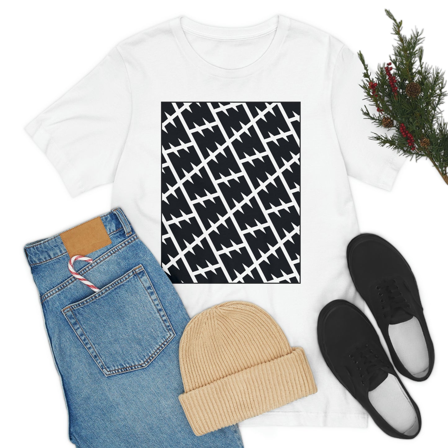 Minima Logo Repeat Pattern Tee