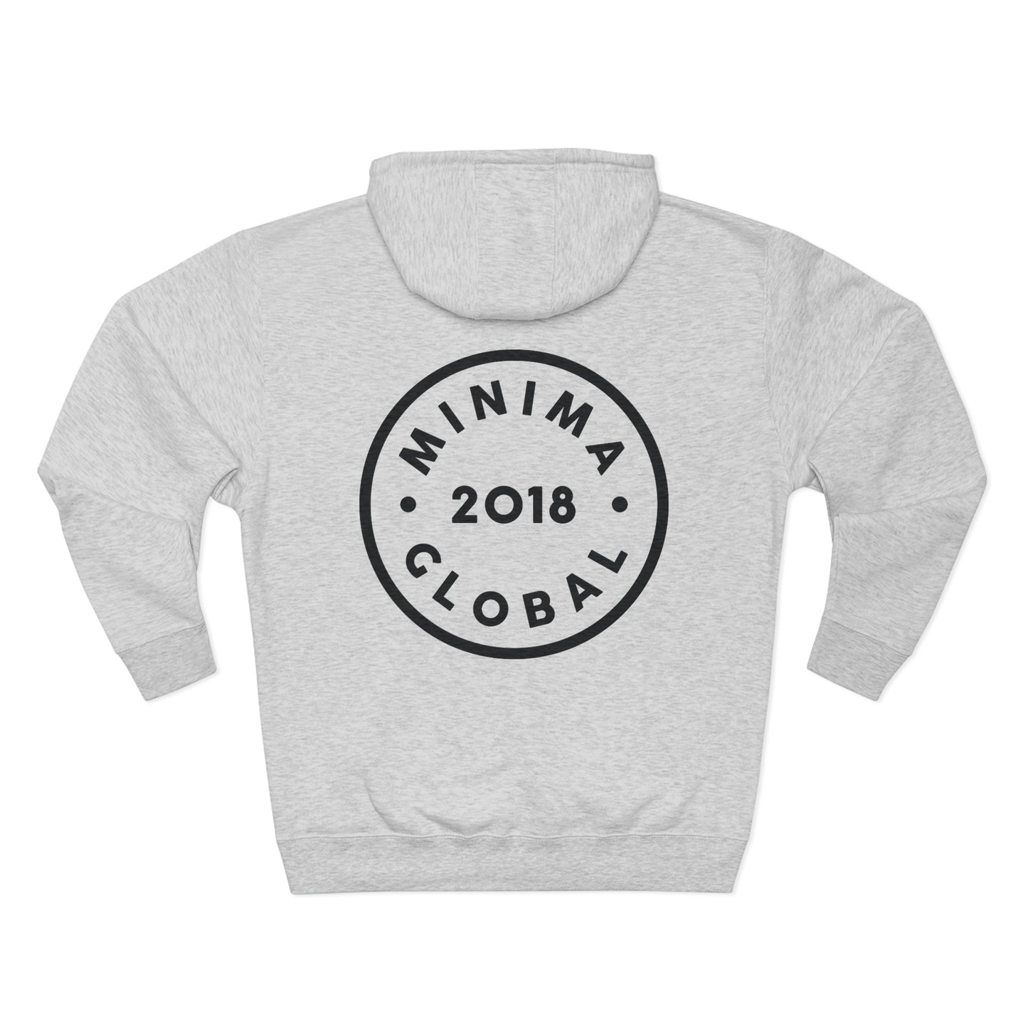 Minima Global Badge Unisex Hoodie - Grey