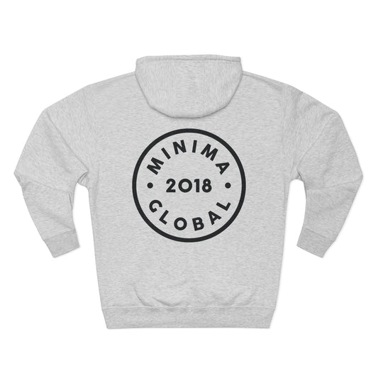Minima Global Badge Unisex Hoodie - Grey